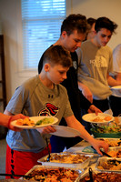 04-13 Boys Lax Team Meal Hess