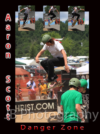 Aaron Scott Skateboarding 18x24
