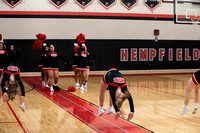 2022-01-11 Cheer & Crowd at Var Boys Bball vs Ephrata